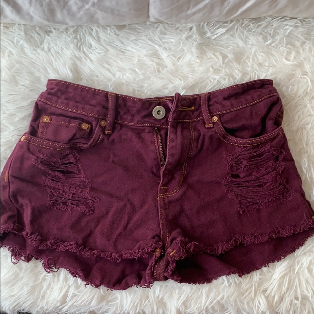 pacsun maroon shorts